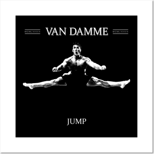 Van Damme 1984 Jump Posters and Art